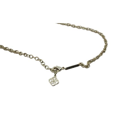 A7 NWoT KENDRA SCOTT Maroon Jade Rayne Long Gold Tone Tassel Necklace - Picture 4 of 4